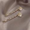 4 Pcs Bee Hair Pins Pearl Hair Side Clips Metal Bobby Pins Hairpins Hair Clips Barrettes view 2