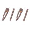 4 Pcs Crystal Duckbill Hairpins Rhinestone Alligator Hair ClipsHair Barrettes Bobby Hair Pins view 1