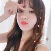 3 Pcs Acrylic Love Heart Bead Streamline Hair Clips Hair Pins Hair Side Combs Hairpins view 4