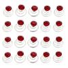 20 Pcs Shiny Rhinestone Spiral Twist Hairpins Crystal Spiral Hair Pins Swirl Hair Twists Coils Hair Clips for Wedding Bridal view 1