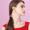 10 Pcs Velvet Elastic Hair Scrunchies Pearl Hair Bands Scrunchy Hair Ties Ropes Ponytail Holder with Pearl Hair Scrunchy view 4