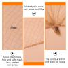 Jexine 400 Pcs Hair Nets for Women Light Brown Hair Nets for Food Service Workers Invisible Elastic Edge Mesh 20 Inches for Sleeping Ballet Dance view 3