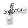 10 Pcs Pearl Spiral Hair Pins Wedding Bridal Swirl Hair Twists Coils Hair Clips Metal Spiral Twist Hairpins view 2