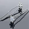20 Pcs Women Headwear Wedding Bridal Rhinestone Crystal Hair Pins Clips view 3