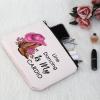 G2TUP Line Dance Lover Gift Line Dance Is My Cardio Makeup Bag Western Country Music Dancing Dancer Cosmetic Bag Country Music Lover Gift Zipper Travel Bag (Line Dance Is My Cardio White Bag) view 4