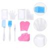 Beaupretty Paraffin Wax Machine Accessories Foot Bath Liners Wax Gloves Booties Moisturizing Gloves Hand Feet Care Treatment for Women Men Pink view 3