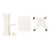 Beauty Instrument Cart Salon Trolley Stand Salon Roller Trolley Cart with Lockable Wheels Max Load 110lbs view 3