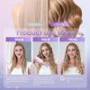 NOVUS Curling Iron Hair Crimper Waver - 1.25 Inch Anti-Scald Waves Curling Wand, Ionic Deep Waver Hair Curler Tool with Ceramic 2 Barrel for All Hair Types, Auto Shutdown Protection view 2