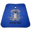 Custom Barber Cape Hairdresser Cape, Add Your Photo Text or Logo Personalized Navy Blue Barber Salon Cape for Men, Customized Hair Cutting Cape for Home Salon Barbershop view 4