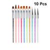 LALAFINA 10pcs Nail Art Pens Nail Painting and Drawing Manicure Accessories for Home and Salon Fine Detail Brush Bristle view 4