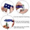 Essential Oil Roller Bottle EVA Carrying Travel Case and 10pcs Essential Oil Gemstone Roller Ball Bottles Frosted Glass Inside 10ml Healing Crystal Chips Feng Shui Roller (Green aventurine) view 2