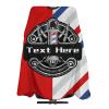 MLIANCEN Custom Barber Cape Hairdresser Cape, Add Your Text Personalized Haircut Salon Cape for Men, Customized Hair Cutting Cape for Barbershop, One Size view 1