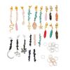 40 Pieces Hair Beads Dreadlocks, Hair Coil Braid Hair Rings, Jewelry Multiple Style Hair Pendants Crystal Lock Hair Jewelry view 1