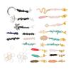 40 Pieces Hair Beads Dreadlocks, Hair Coil Braid Hair Rings, Jewelry Multiple Style Hair Pendants Crystal Lock Hair Jewelry view 3