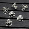20 Pcs Shiny Rhinestone Spiral Twist Hairpins Crystal Spiral Hair Pins Swirl Hair Twists Coils Hair Clips for Wedding Bridal view 2