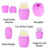 Evmliy Ice Face Roller, Silicone Ice Roller for Face to Tighten and Lift Skin, Face & Eye Puffiness Relief, Reusable Facial Ice Mold for Neck to Enhance Natural Glow, Skin Care for Women Beauty view 4