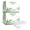 WOWOTEX Disposable Face Towel Biodegradable Large Dry Face Wipes 120 Count/2 Box Extra Thick Soft Clean Facial Towels for Sensitive Skin, Makeup Removing, Facial Cleansing, Nursing, Travel, 10"12" view 1