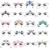 SIQUK 20 Sets Face Jewels Mermaid Face Gems Rave Face Jewel Rhinestones Face Crystal Face Stickers Jewels Gems Eye Jewels for Festival Rave Carnival Party view 1
