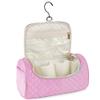 BAGMIND Travel Case Compatible for Dyson Airwrap Complete Styler & Attachments, Anti-scratch Carrying Case Bag with Hanging Hook for Hair Dryer Curler Accessories, Pink view 1