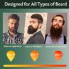 Beard Straightener for Men, Portable Cordless Heated Hair & Beard Straightening Brush with Anti-Scald & Ionic Technology, 3 Temperature Setting Comb for Home Travel view 3