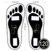 120Pairs(240Feets) Disposable Stick Spray Tanning Feet Pads Perfect for preventing spray tan solution,Deluxe & Hygienic Spray Tan Feet Pads-Ideal for Salons and Spas or Home,Easy to Apply view 2
