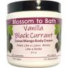 Blossom to Bath Vanilla Black Currant Cocoa Mango Body Cream (8 Ounce) - Natural Fragrance - Feels Like A Lotion And Works Like A Butter with a Sensuous Berry Scent view 1