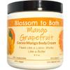 Mango Grapefruit Cocoa Mango Body Cream (8 Ounce) - Natural Fragrance - Feels Like A Lotion And Works Like A Butter with a Fresh Tropical Scent view 1