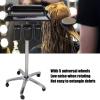 Salon Tray on Wheels, Stainless Steel Salon Tray Cart Adjustable Height Storage Tray, Hair Extension Tool Tray Cart Height Adjust Movable Hairdressing Cart Tool Holders Stand for Hair Salon view 3