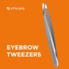 Staleks Pro EXPERT 10 Eyebrow Tweezers Type 2  Narrow Straight Tips  Stainless Steel  For Thin Eyebrow Shaping  Professional Quality view 4