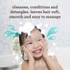 Aveeno Kids 2-in-1 Shampoo and Conditioner, Hydrating Shampoo and Conditioner for Soft, Smooth and Easily Manageable Hair, Oat Extract Formula, Gentle Scent, Hypoallergenic, 12 fl. oz, 3 Pack view 2