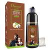 DISAAR Beauty Speedy Hair Color Shampoo 100% Cover Gray White Hair Easy To Use Long Lasting 400ml/13.53fl.oz (Natural Brown) view 1