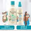 Aveeno Kids 2-in-1 Hydrating Shampoo & Conditioner, Gently Cleanses, Conditions & Detangles Kids Hair, Formulated With Oat Extract, For Sensitive Skin & Scalp, Hypoallergenic, 12 fl. oz view 4