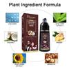 DISAAR Beauty Speedy Hair Color Shampoo 100% Cover Gray White Hair Easy To Use Long Lasting 400ml/13.53fl.oz (Burgundy Red) view 2