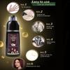 DISAAR Beauty Speedy Hair Color Shampoo 100% Cover Gray White Hair Easy To Use Long Lasting 400ml/13.53fl.oz (Burgundy Red) view 4