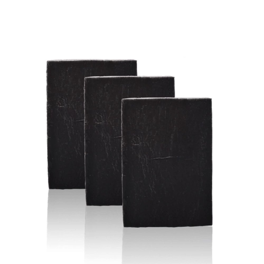 Brickell Men's Purifying Charcoal Soap Bar for Men (3 Pack), Natural and Organic, Exfoliating Bar Soap Handmade with Activated Charcoal and Peppermint Scented, 5 Ounce Bar (3 Pack)