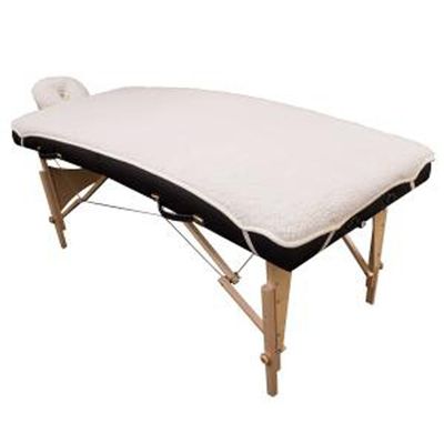 Body Linen Repose Massage Table Fleece Pad Set - 2 Piece Set Includes Table Pad and Face Cradle Padded Cover - 1 Pack