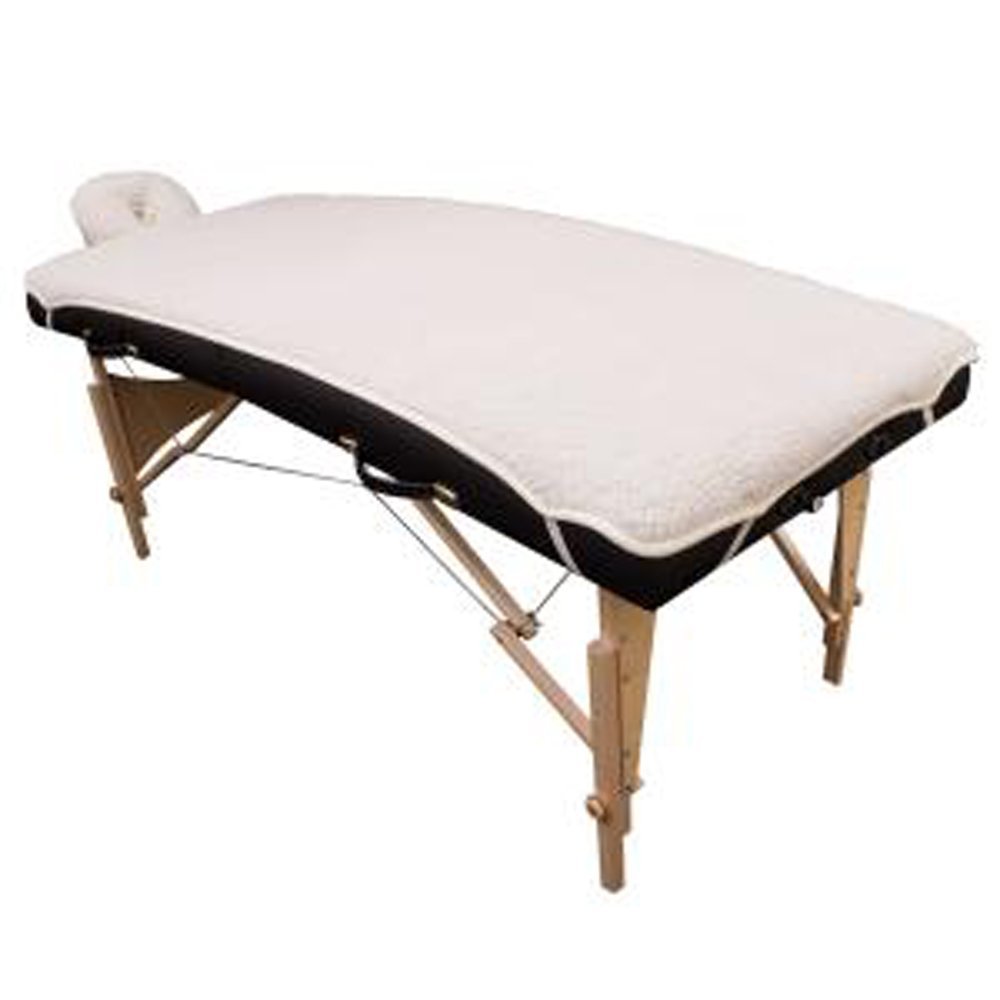 Body Linen Repose Massage Table Fleece Pad Set - 2 Piece Set Includes Table Pad and Face Cradle Padded Cover - 1 Pack