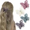 ATODEN Butterfly Hair Accessories: Claw Clips for Thin to Medium Hair, Matte Jaw Clamps, Cute Butterflies for Girls' Birthday Gifts view 1