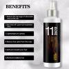 NUSPA 11 in 1 Almond Oil Moisture Leave In Conditioner Detangler Spray,Argan oil Conditioning Cream Daily Hair Moisturizer Stay In Conditioner,Keratin Cream Hair Serum for Frizzy,Dry Damaged Hair view 2