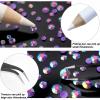 AUREHEN 10000PCs 2-6MM Jelly Deep Purple AB Resin Flat Back Rhinestones, Round Non Hotfix Resin Rhinestones Nail Gems Stones with Tweezer & Picker Pen for Tumblers Nail Art & DIY Decoration view 3