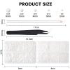 AUREHEN 10000PCs 2-6MM White Resin Flat Back Rhinestones, Round Non Hotfix Resin Rhinestones Nail Gems Stones with Tweezer & Picker Pen for Tumblers Nail Art & DIY Decoration view 2