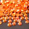 AUREHEN 10000PCs 2-6MM Jelly Orange-red AB Resin Flat Back Rhinestones, Round Non Hotfix Resin Rhinestones Nail Gems Stones with Tweezer & Picker Pen for Tumblers Nail Art & DIY Decoration view 4