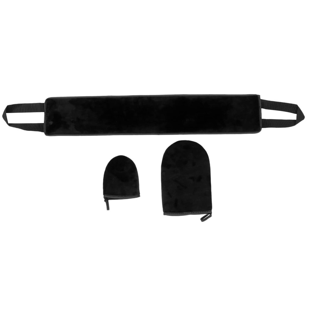 Beaupretty 3pcs Self Tanning Mitt Kit Tanning Applicator and Exfoliating Gloves for Tone Includes Fingerless and Back Applicator