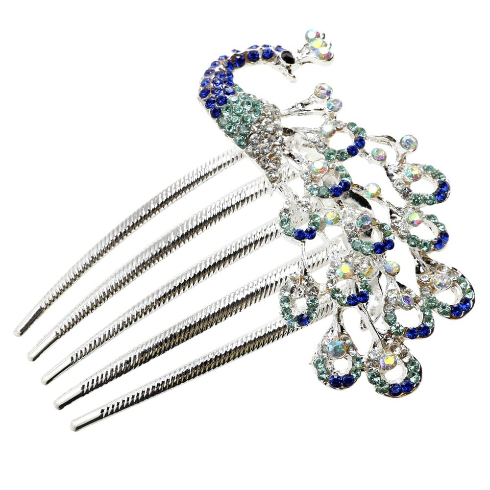 Uonlytech Vintage Hair Clip Comb Rhinestone Hair Accessories for Parties Daily Wear Special Occasions Lightweight Design for Women Hairstyles