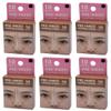XIAOYU 10M Pre-Inked Mapping String, Eyebrow Tattoo Mapping Thread for Symmetrical Eyebrow Marking Tattoo Markers, Pack of 6, Black Ink view 1