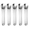 KALLORY 5pcs Mini Cosmetic Spoons Makeup Scoops for Creams Masks and Serums Beauty Application Tools for Skincare and view 1