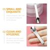 KALLORY 5pcs Mini Cosmetic Spoons Makeup Scoops for Creams Masks and Serums Beauty Application Tools for Skincare and view 4