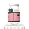 riemot Luggage Travel Cup Holder Free Hand Drink Caddy - Hold Two Coffee Mugs - Fits Roll on Most Suitcase Handles - Gifts for Flight Attendants &Frequent Travelers Accessories Pink view 1