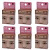 XIAOYU 10M Pre-Inked Mapping String, Eyebrow Tattoo Mapping Thread for Symmetrical Eyebrow Marking Tattoo Markers, Pack of 6, Brown Ink view 1