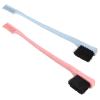 2 Pack Eyebrow Brush Wheatgrass Unique Dual Head Makeup Eyelash Eyebrow Brush Grooming Tool Portable Spool Brush Eyelash Extension(Red+Blue) view 1